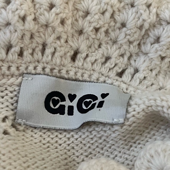 GiGi Knitwear Dolly 100% Merino Wool Cardi in Cream Small - Picture 8 of 13